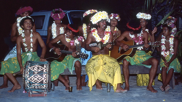 Orchestre tahitien à Mooréa