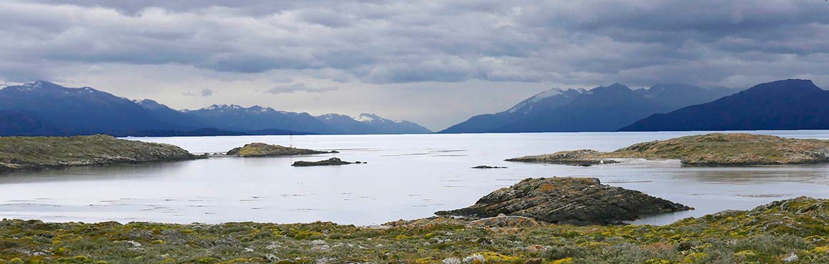 Ushuaia, panorama sur le canal de Beagle