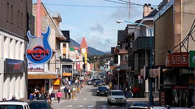 Une rue d'Ushuaia