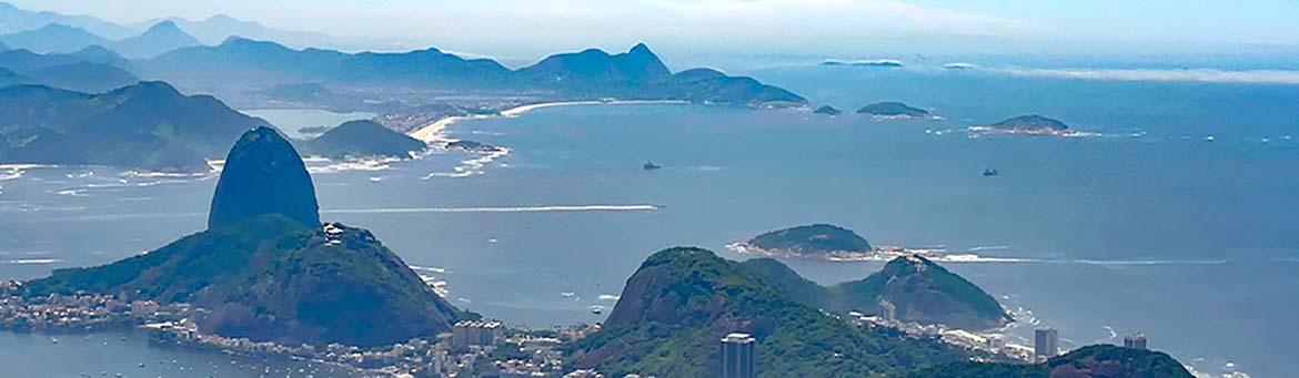 La baie de Rio de Janeiro vue du Corcovado
