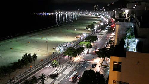 Rio, Copacabana de nuit