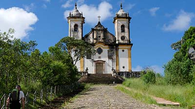 Minas Gerais, une église d'Ouro Preto