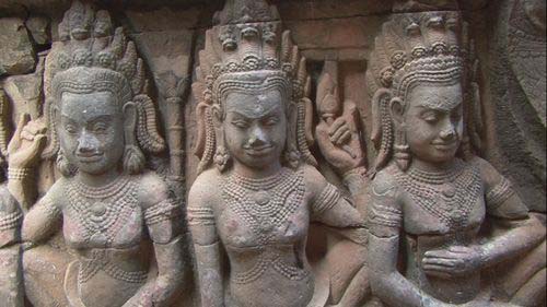Apsaras du temple d'Angkor-Vat