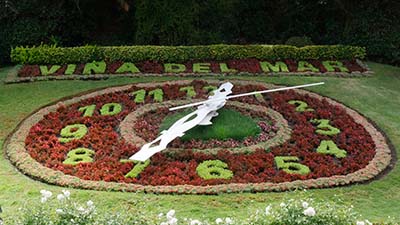 Vina del Mar, Horloge de verdure