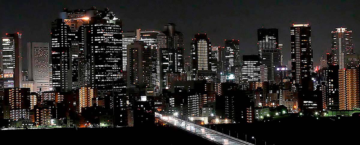 Osaka de nuit