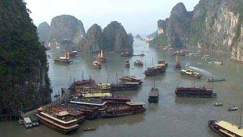 Vietnam, baie d'Halong