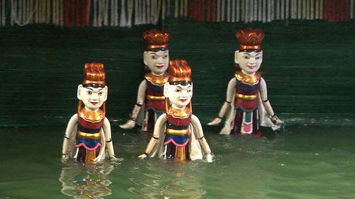 Hanoi, marionnettes sur l'eau