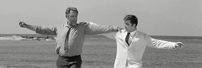 Antony Quinn dans le film Zorba le Grec